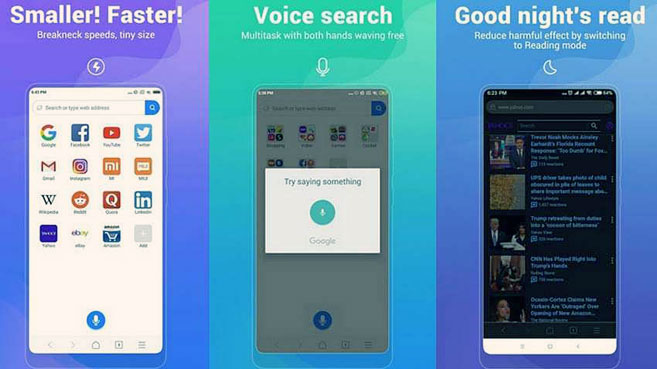 Mint browser by Xiaomi